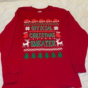 Holiday Time-Ugly Christmas long sleeve T shirt